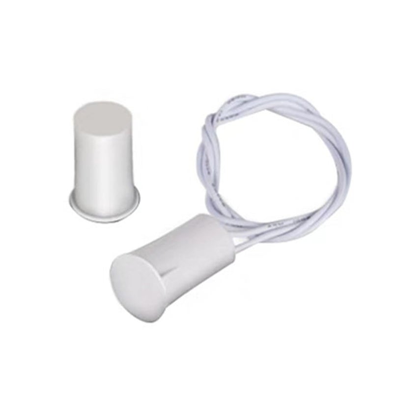 bnafes Recessed Security Alarm Contacts Door Window Sensor Magnetic Reed Switch White 4Pcs - Image 1